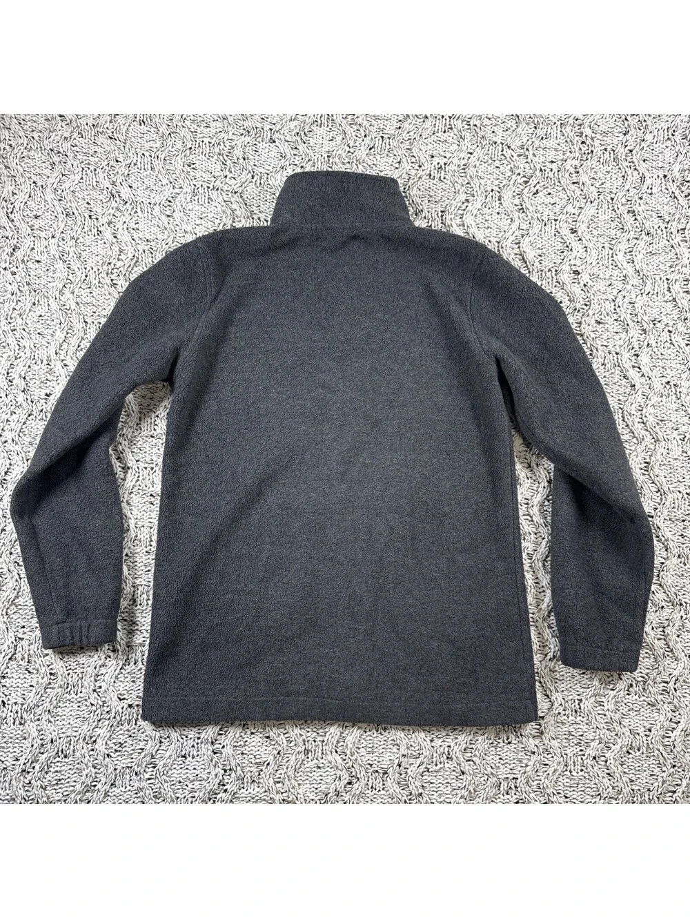 Swiss Alps Boys Full Zip Performance Sweater Jacket Navy Blue Size 8-10 Outdoor